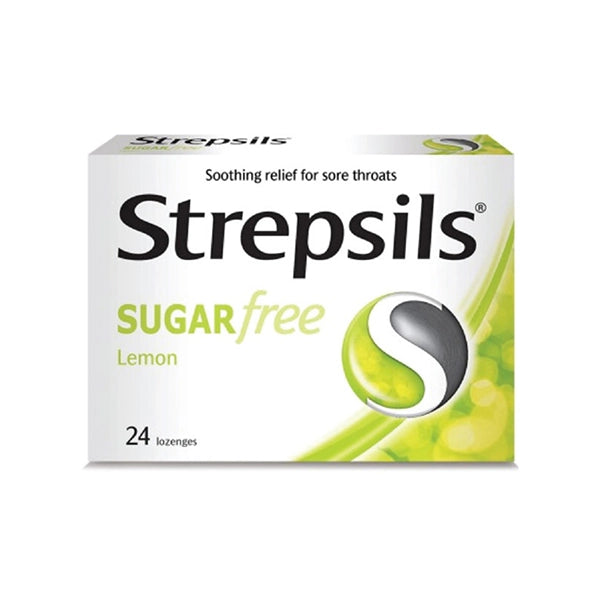 Strepsils Lemon Sugar Free Lozenge 24's