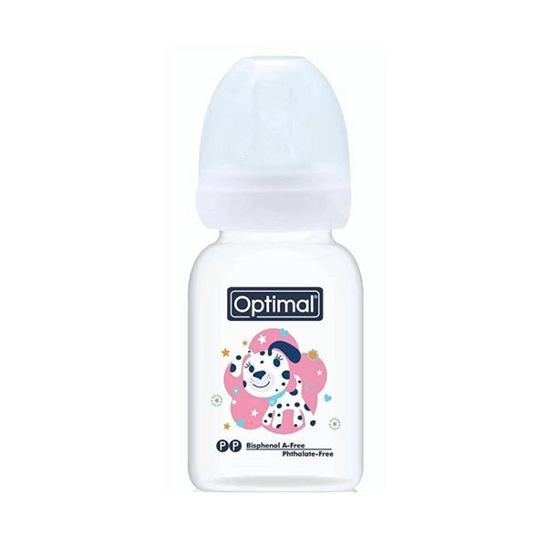 Optimal Glass Feeding Bottle 120ml