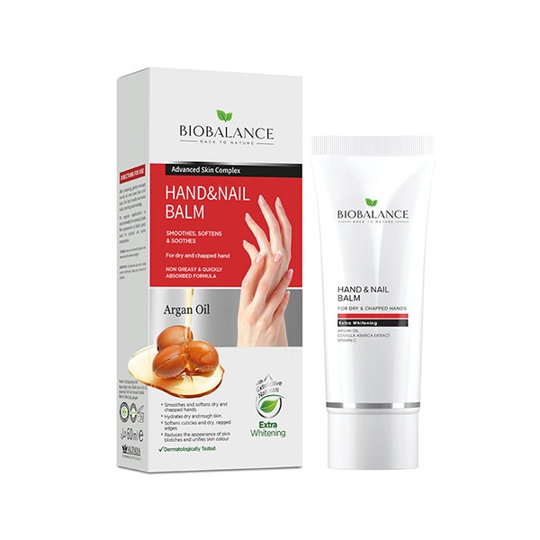 Biobalance Hand &amp; Nail Balm With Argan Oil 60ml