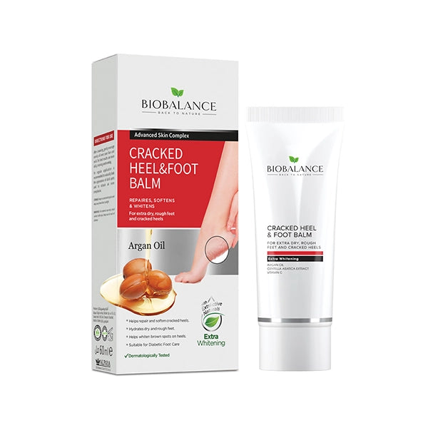 Biobalance  Cracked Heel &amp; Foot Balm With Argan Oil 60ml