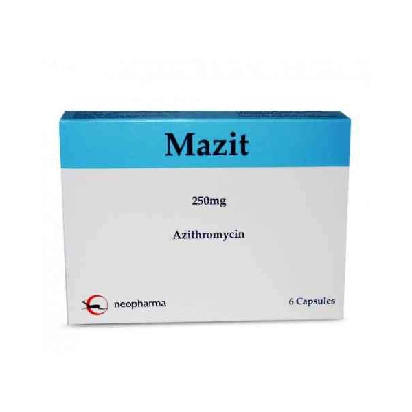 Mazit 250mg Capsules 6's