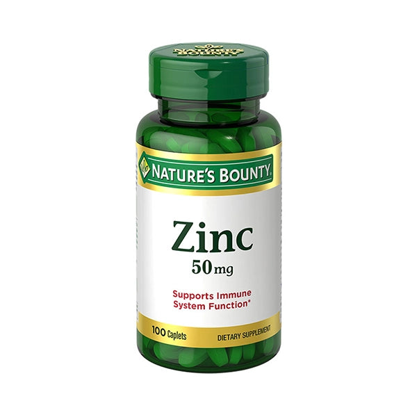 Nature's Bounty Chelated Zinc 50mg 100's