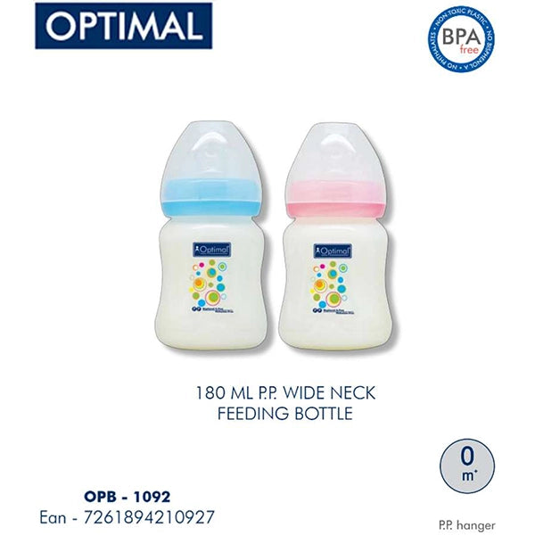 Optimal Pp Wide Neck Bottle 180ml
