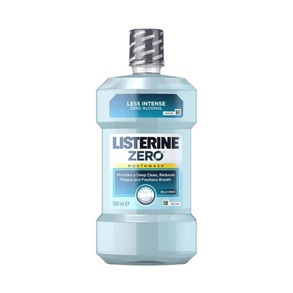 Listerine Mild Mint Zero Mouthwash 500ml