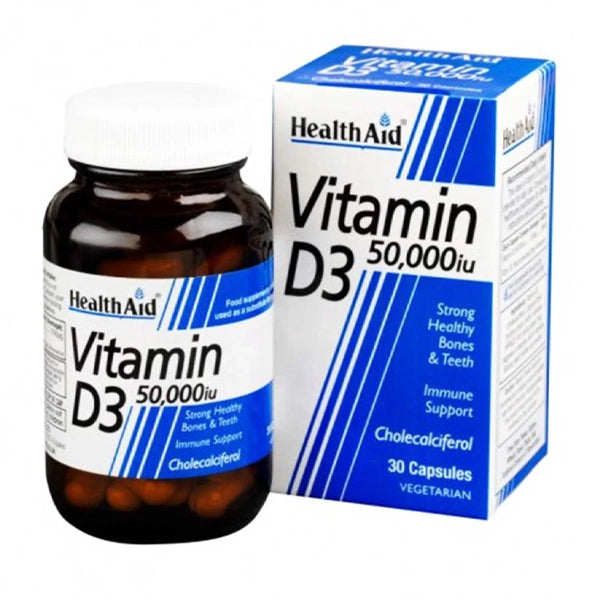 Health Aid Vitamin D3 50 000iu Cap 30s