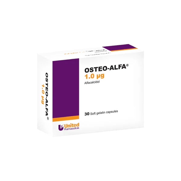 Osteo Alfa 1mg Capsules 30's