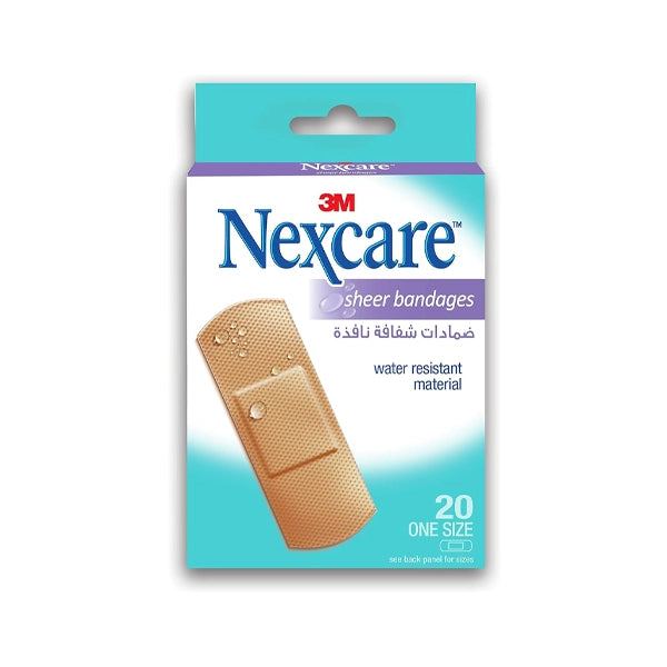 Nexcare Sheer Bandage 72x25mm 4's 
