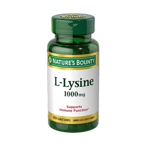 Nature's Bounty L Lysine 1000mg 60s