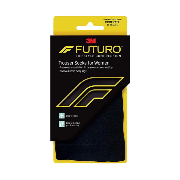 Futuro Trouser Socks Men Black Large