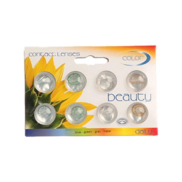 Beauty Color Daily Lenses 4 Colors Mix 4 Pairs