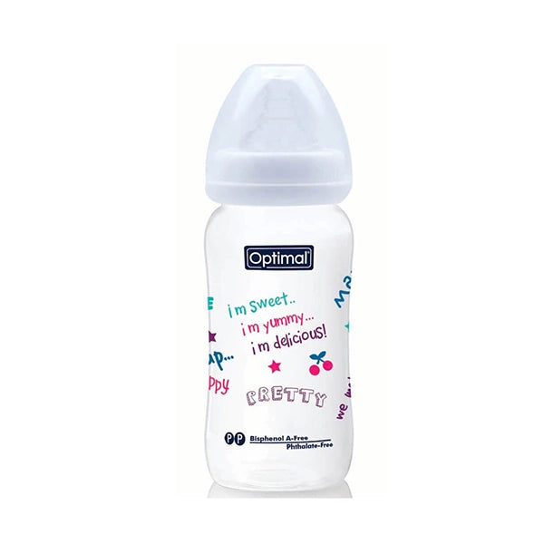 Optimal Wide Neck Feeding Bottle 300ml