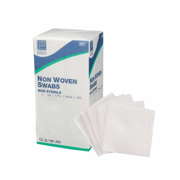Non Woven Gauze Swabs 4ply 5cm X 5cm 200's