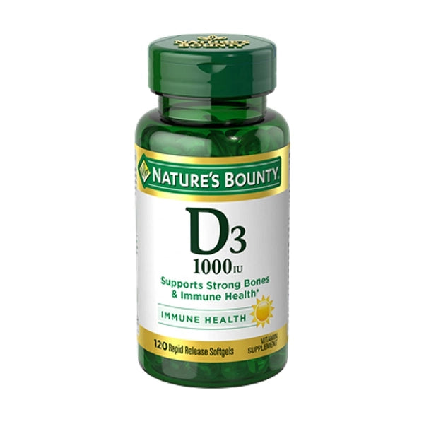 Nature's Bounty D3 1000iu 120 Softgel