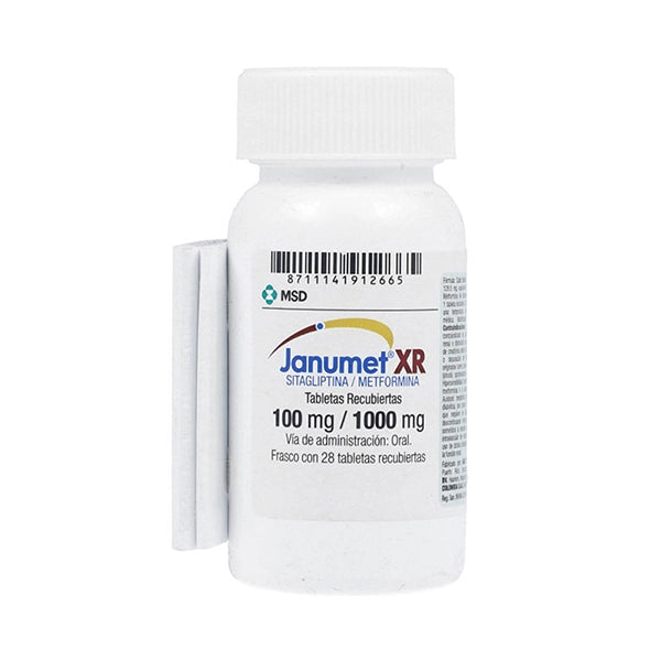 Janumet Xr 100-1000mg Tab 28's