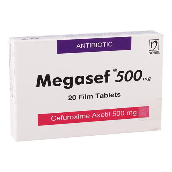 Megasef 500mg Capsules 20's