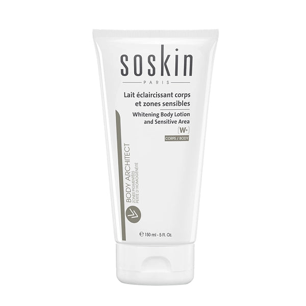 soskin whitening body lotion sensitive area 150ml - skin lightening - Soskin