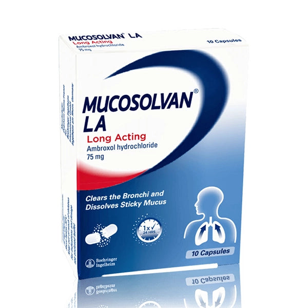 Mucosolvan L.a 75mg Cap 10's