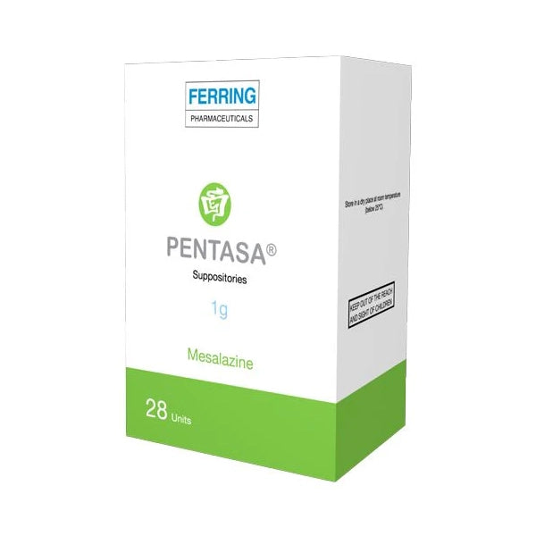 Pentasa 1g Suppositories 28's