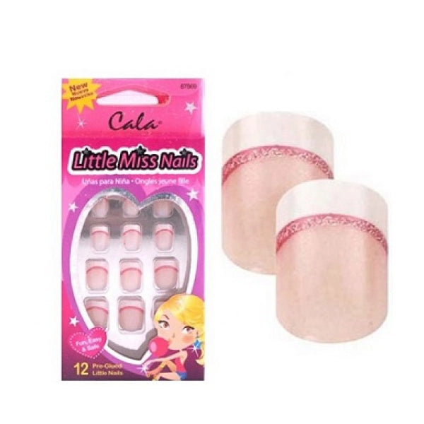 Cala Little Miss Nails Pre Glued 12 Pieces