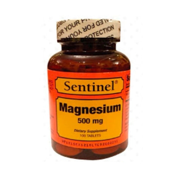 Sentinel Magnesium 500mg Tab 100's