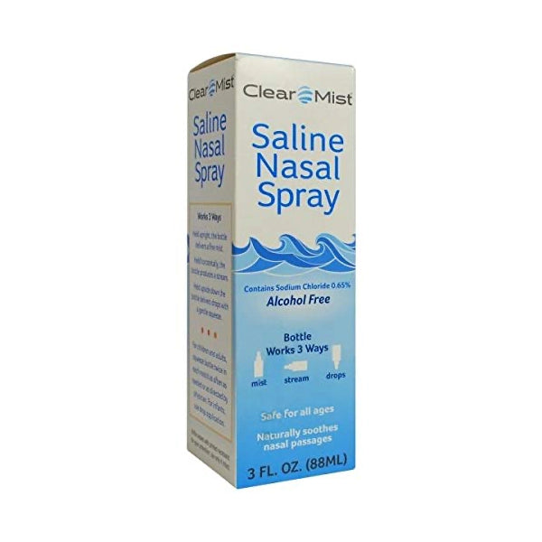 Clear Mist Saline Nasal Spray 88ml