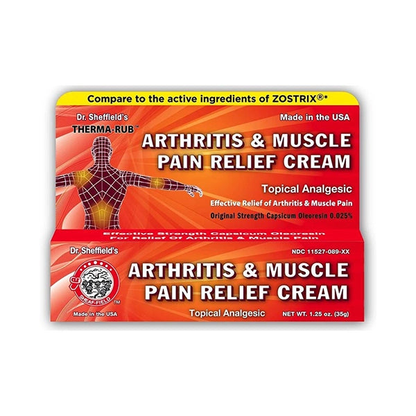 Dr. Sheffield's Arthritis And Muscle Pain Relief Cream