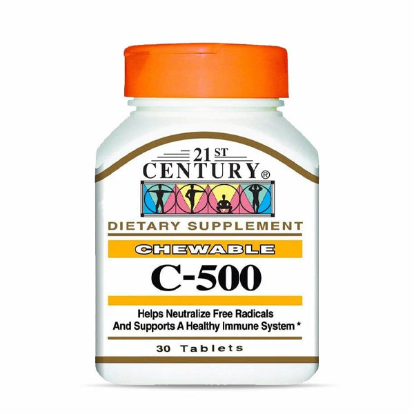 21st Century Chewable C-500 30 Tab