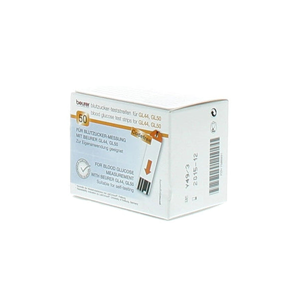 Beurer Blood Glucose Test Strips 50's