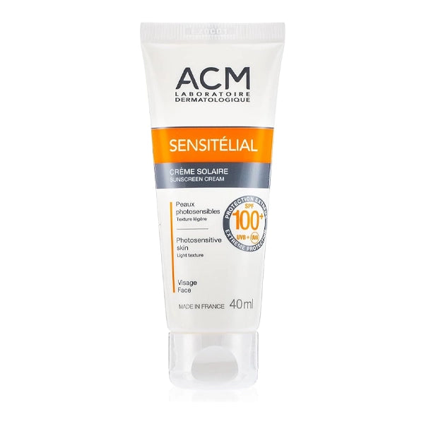 Acm Sensitelial Sunscreen Spf100 Plus Light Cream 40ml