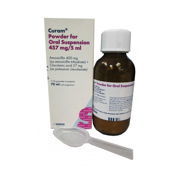 Curam 457mg /5ml Suspension 70ml