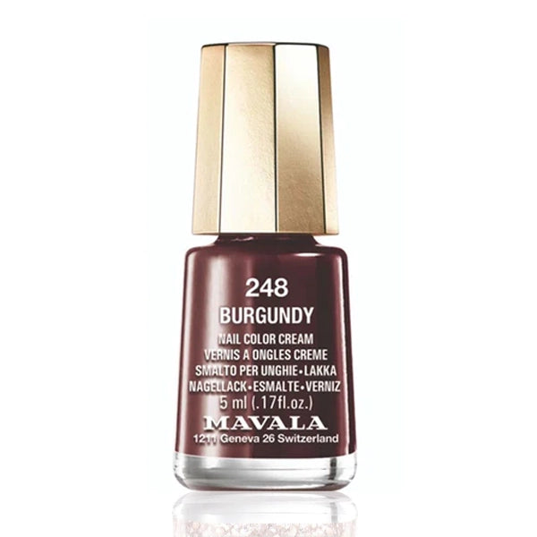 Mavala Nail Polish Burgundy 248 5ml