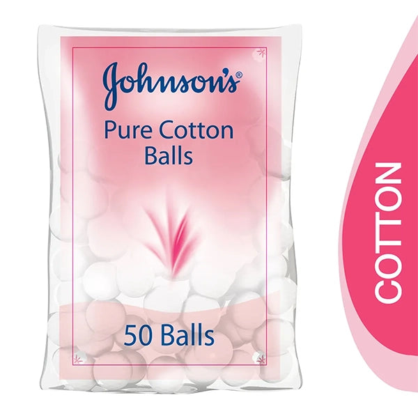 Johnson's Cosmetic Cotton Balls 50 Pieces