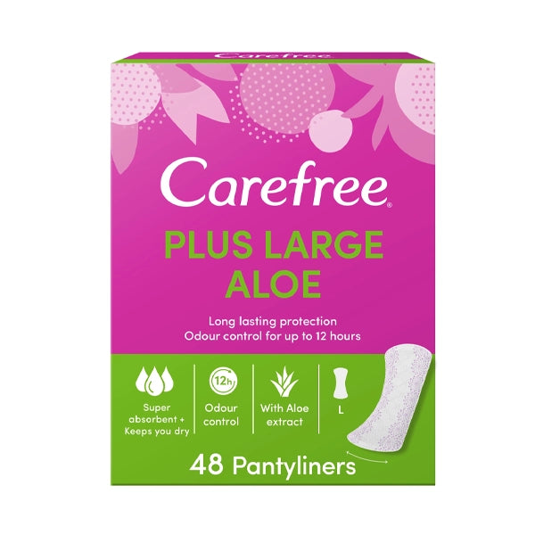 Carefree Ps Large Pl Aloe 48 Pcs