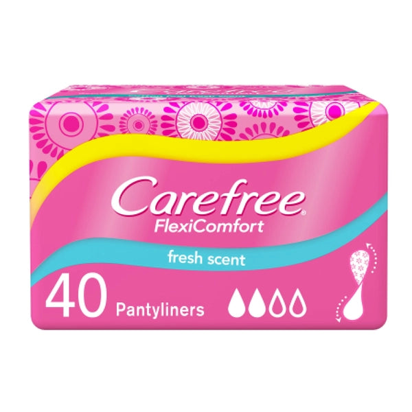 Carefree Flexicomfort Normal Delicate Scent 40 Pantyliners