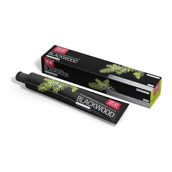 Wood Toothpaste Buy Splat Black Wood Whitening Toothpaste With Dark Mint Flavor, 75ml ...