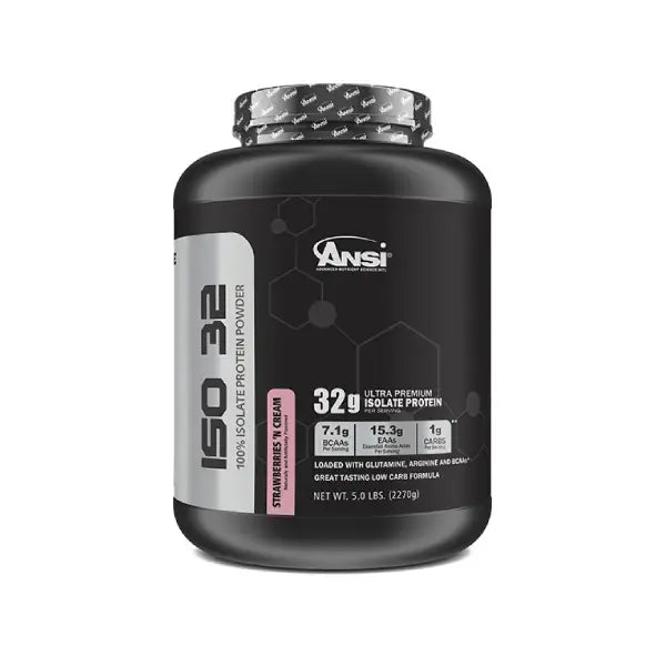 Ansi 32 Iso 100 % Strawberries And Cream Free Sugar 5 Lbs - Sugar-free - Ansi