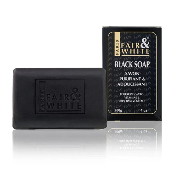 Fair &amp; White Black Soap 200g