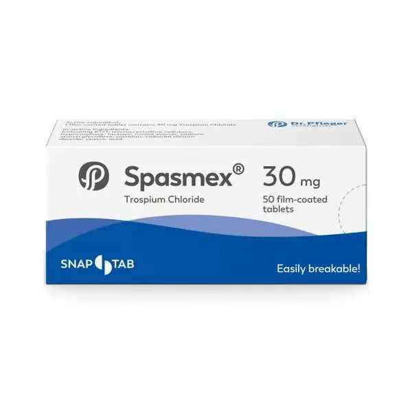 Spasmex 30mg 50's Tablets