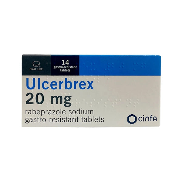 ulcerbrex 20mg tablets 14s - digestive health - Ulcerbrex