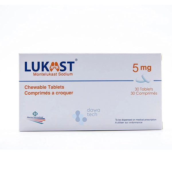 lukast 5mg chewable tabs 30s - Allergy Relief - Lukast