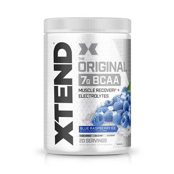 Xtend X Original 7g Bcaa 30 Svg Blue Raspberry 390gm - Muscle Recovery - Xtend