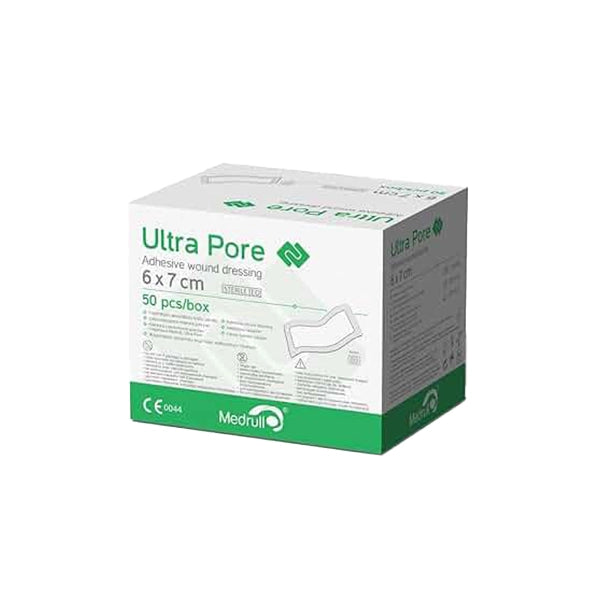 Medrull Ultra Pore Adhesive Wound Dresssing 6* 7 Cm 50 Pcs
