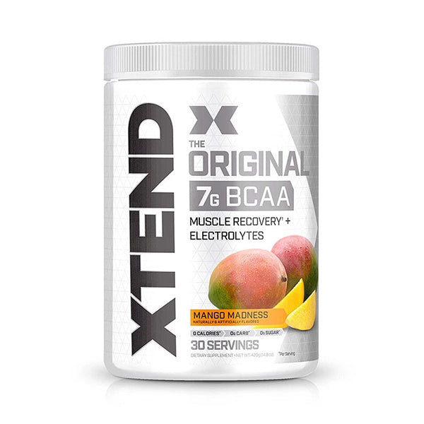 Xtend X Orignal 7g Bcaa 30's Serv (mango Madness) 390gm - Muscle Recovery - Xtend