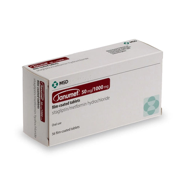 Janumet Xr 50-1000mg Tablets 56's