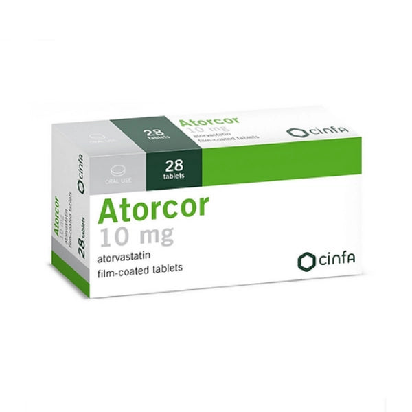 Atorcor 10mg 28 Tabs