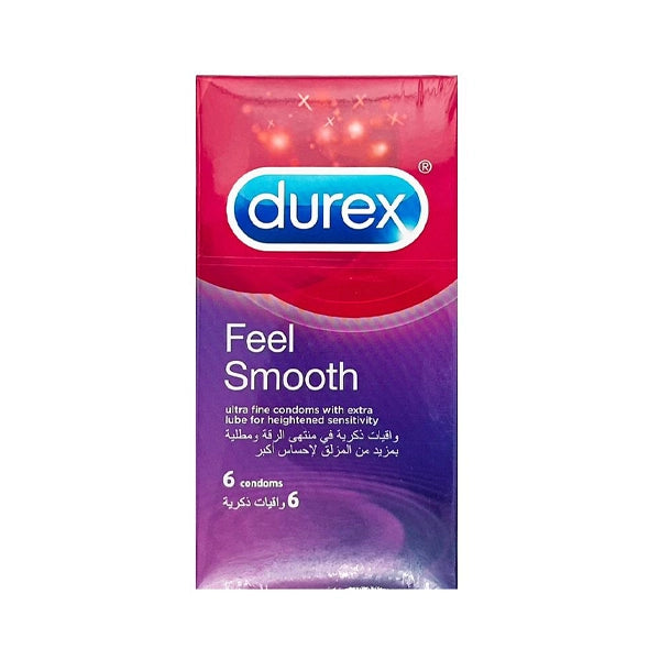 Durex Feel Smooth Ultra Fine With Extra Lube 6s