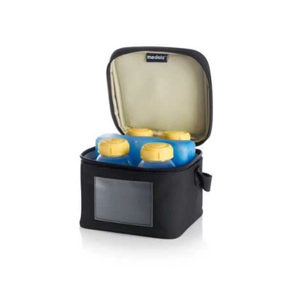 Medela Cooler Bag With 4 Breast Milk Bottle