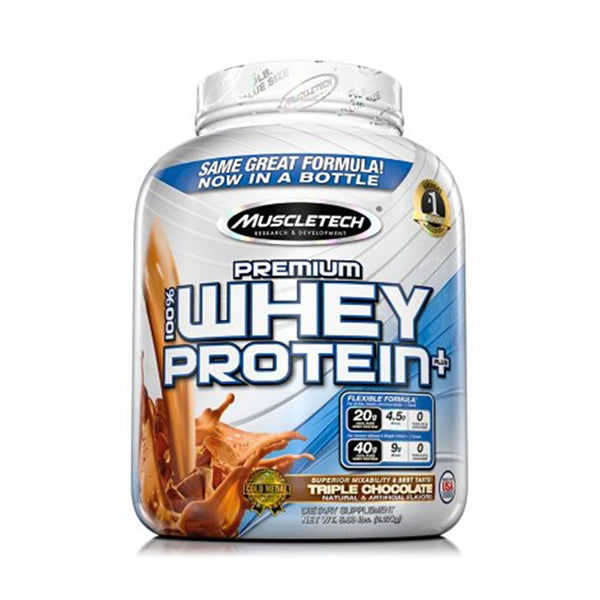 Muscletech Prem 100% Whey Protein Triple Chocolate 5lbs - Muscle Recovery - Muscletech