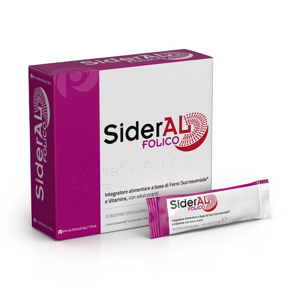 sideral folic sticks 20 sticks - energy boost - Sideral
