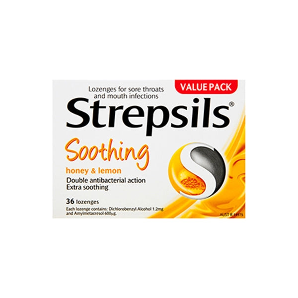 Strepsils Honey &amp; Lemon 36's Lozs